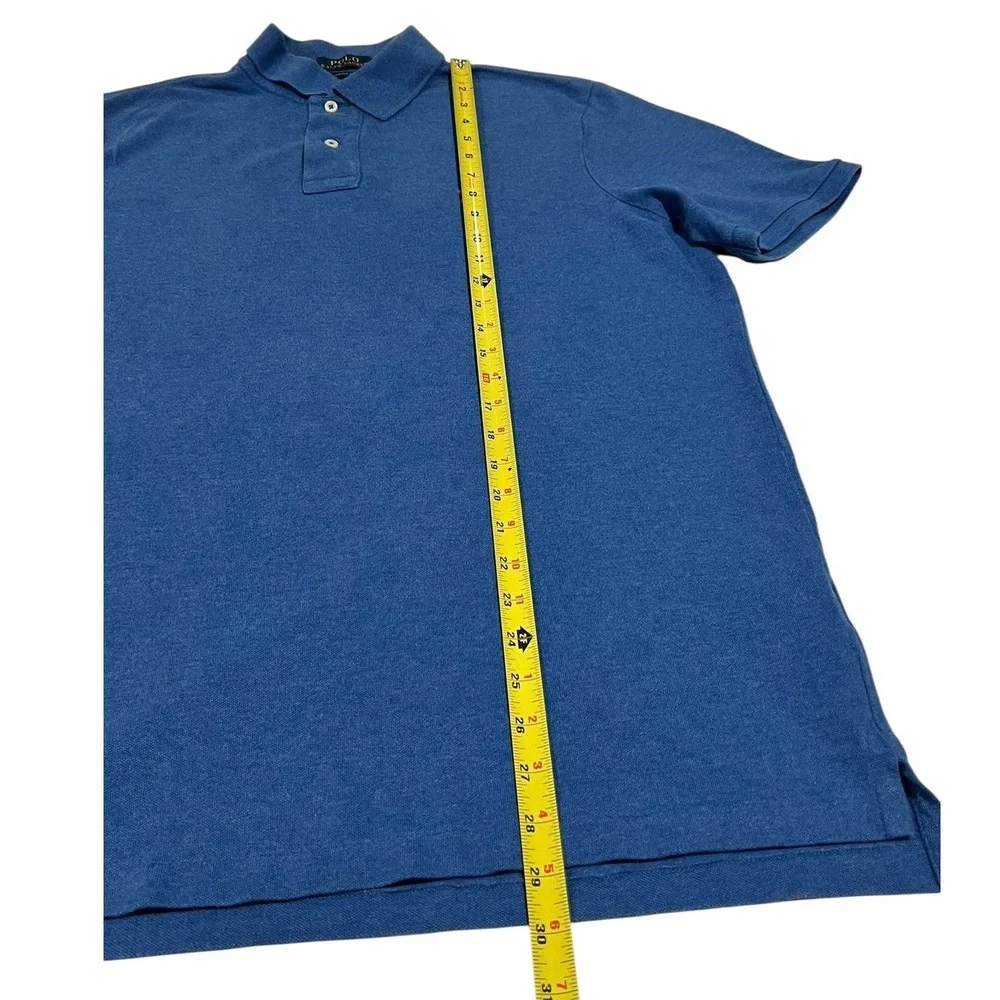 Polo Ralph Lauren Men's Classic‎ Fit Polo Shirt Blue Heather L
